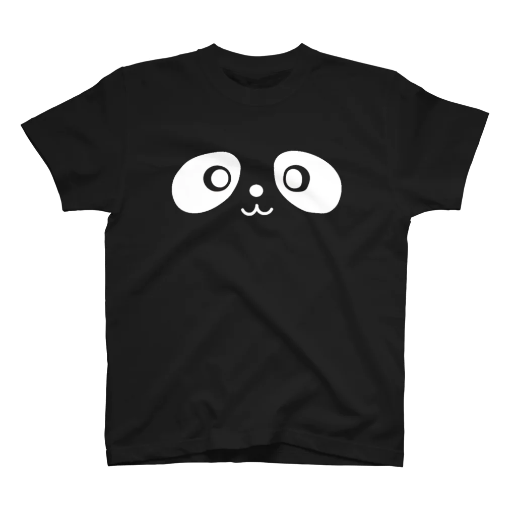 🐼コミックパンダ🐼【オンラインショップ】のパンダくんの顔 スタンダードTシャツ