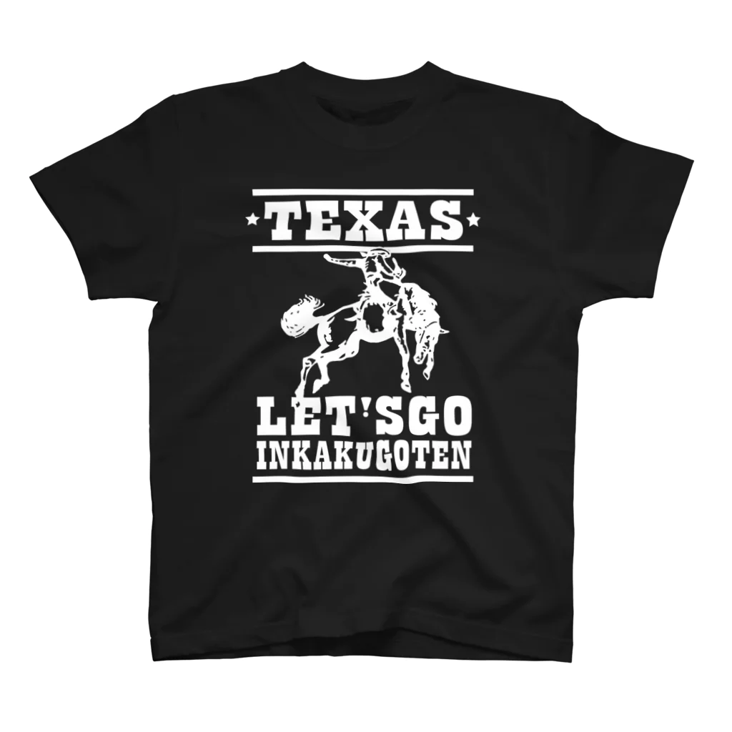 LET'S GO IKG!の陰核御殿 バンドTシャツ / Let's Go IKG! / 白ロゴ スタンダードTシャツ