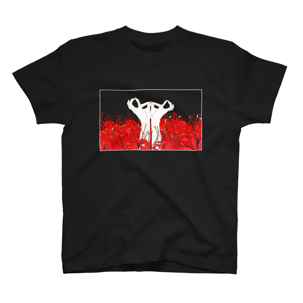 サカイ ミズナの彼岸花-赤- Regular Fit T-Shirt