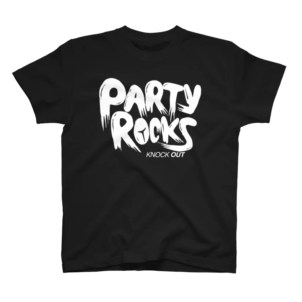 KNOCKOUTJROCKのPARTY ROCKS Handwritten Regular Fit T-Shirt