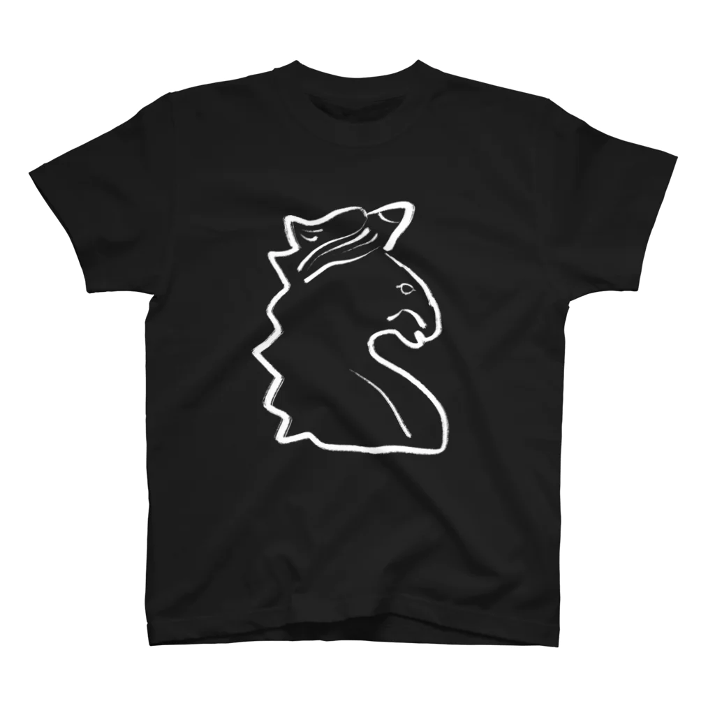 kaeritainaのユニコーンホワイト スタンダードTシャツ