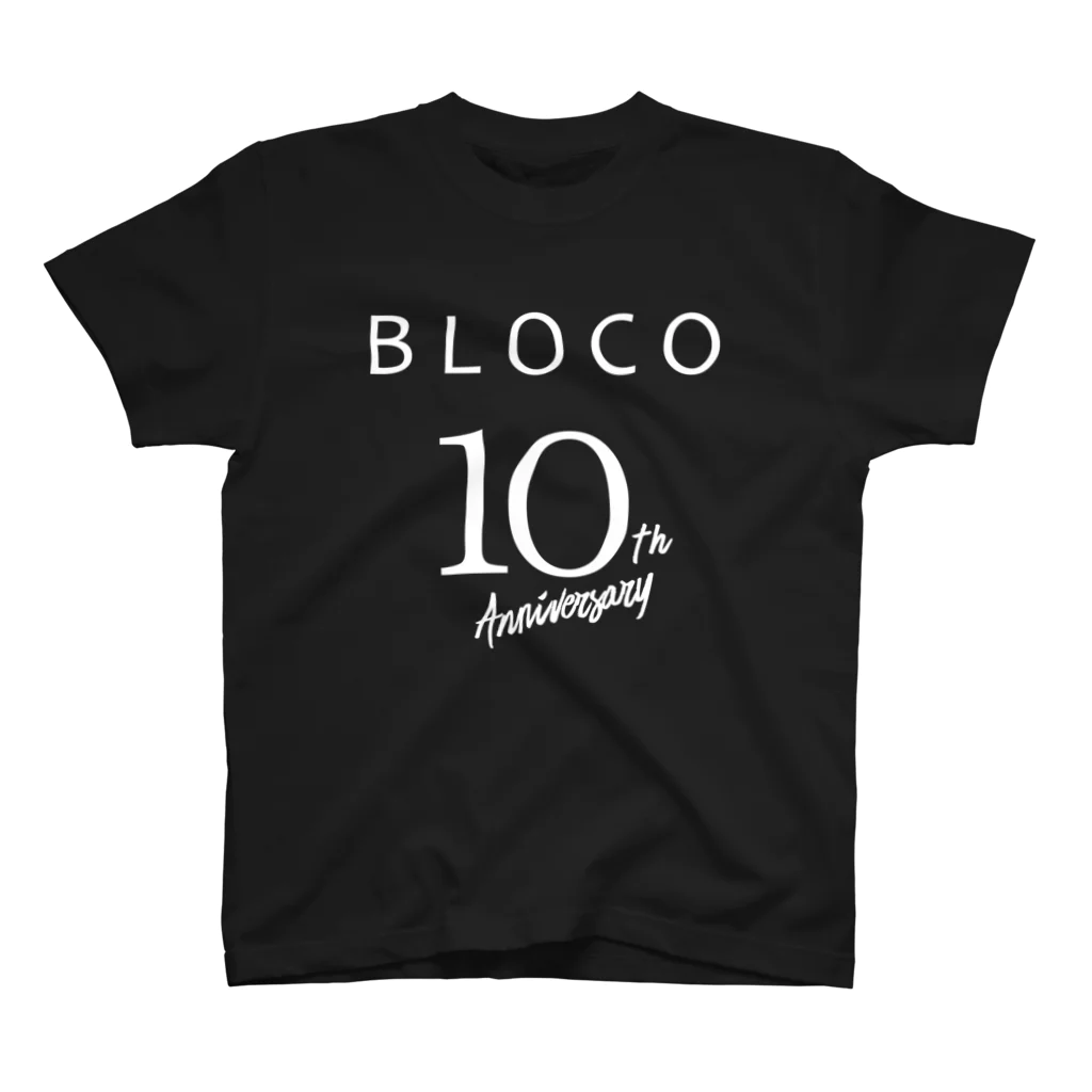 BLOCO 10th AnniversaryのBLOCO 10th White Regular Fit T-Shirt