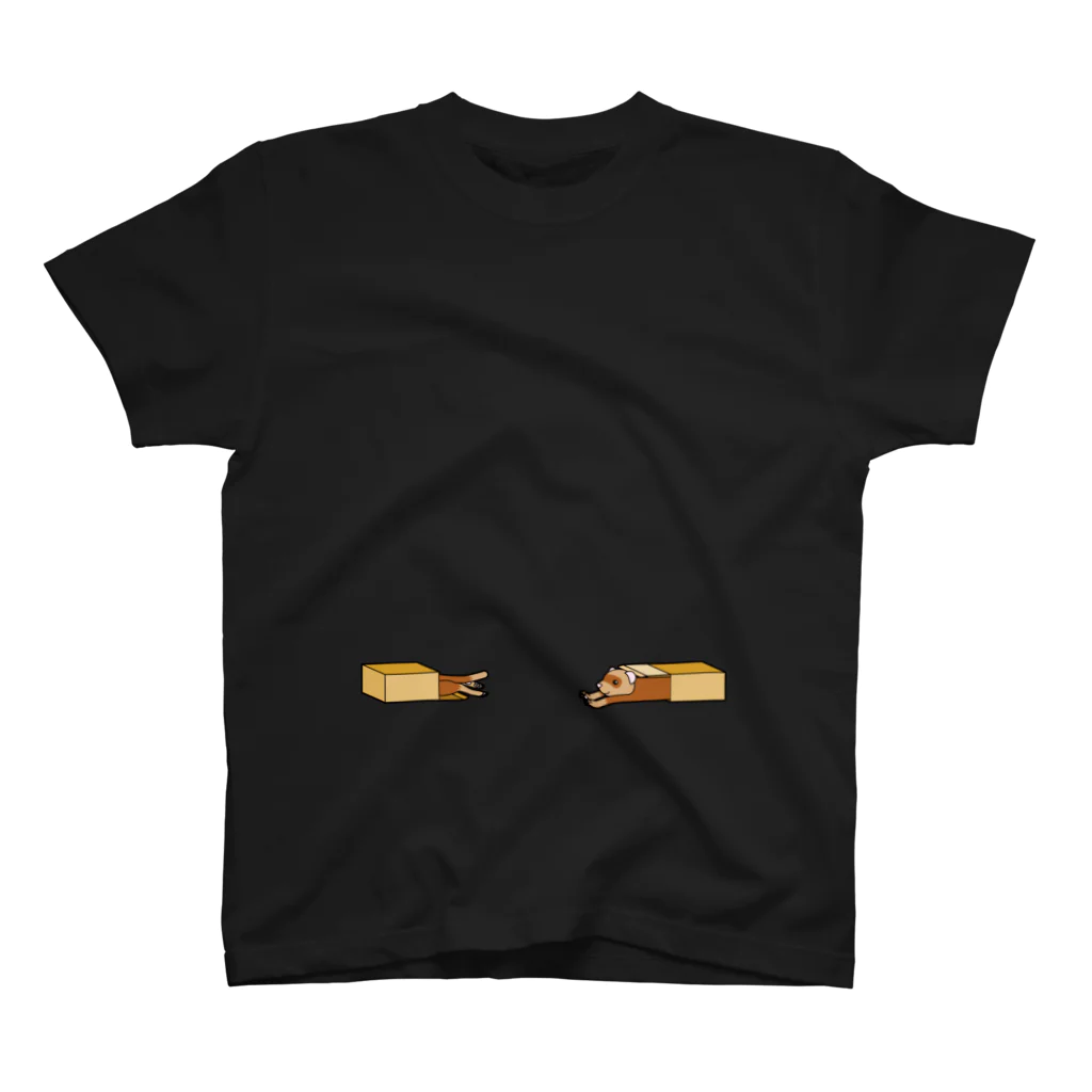moon_projectのフェレット箱 スライディング Regular Fit T-Shirt