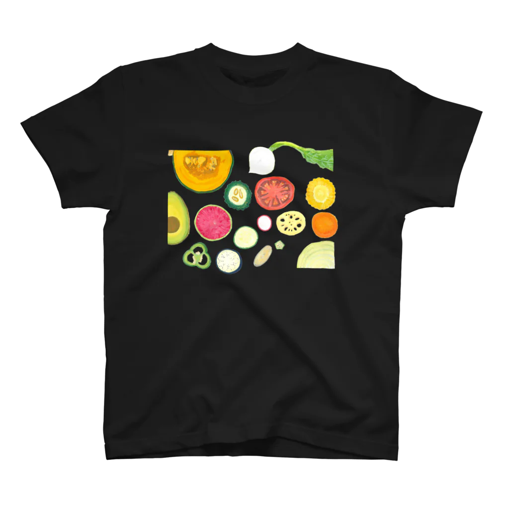 たかねざわ　かおりの野菜の断面 スタンダードTシャツ