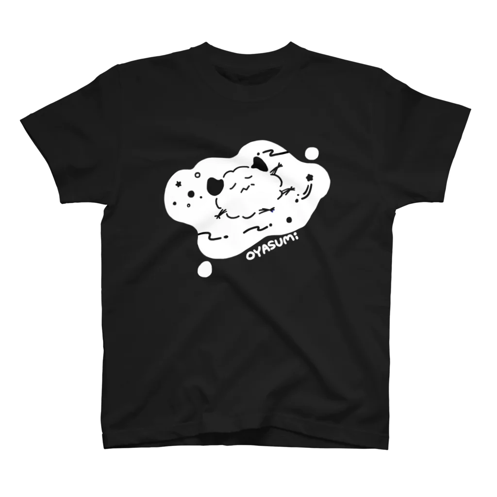 SPACEのおやすみDARY　黒 スタンダードTシャツ