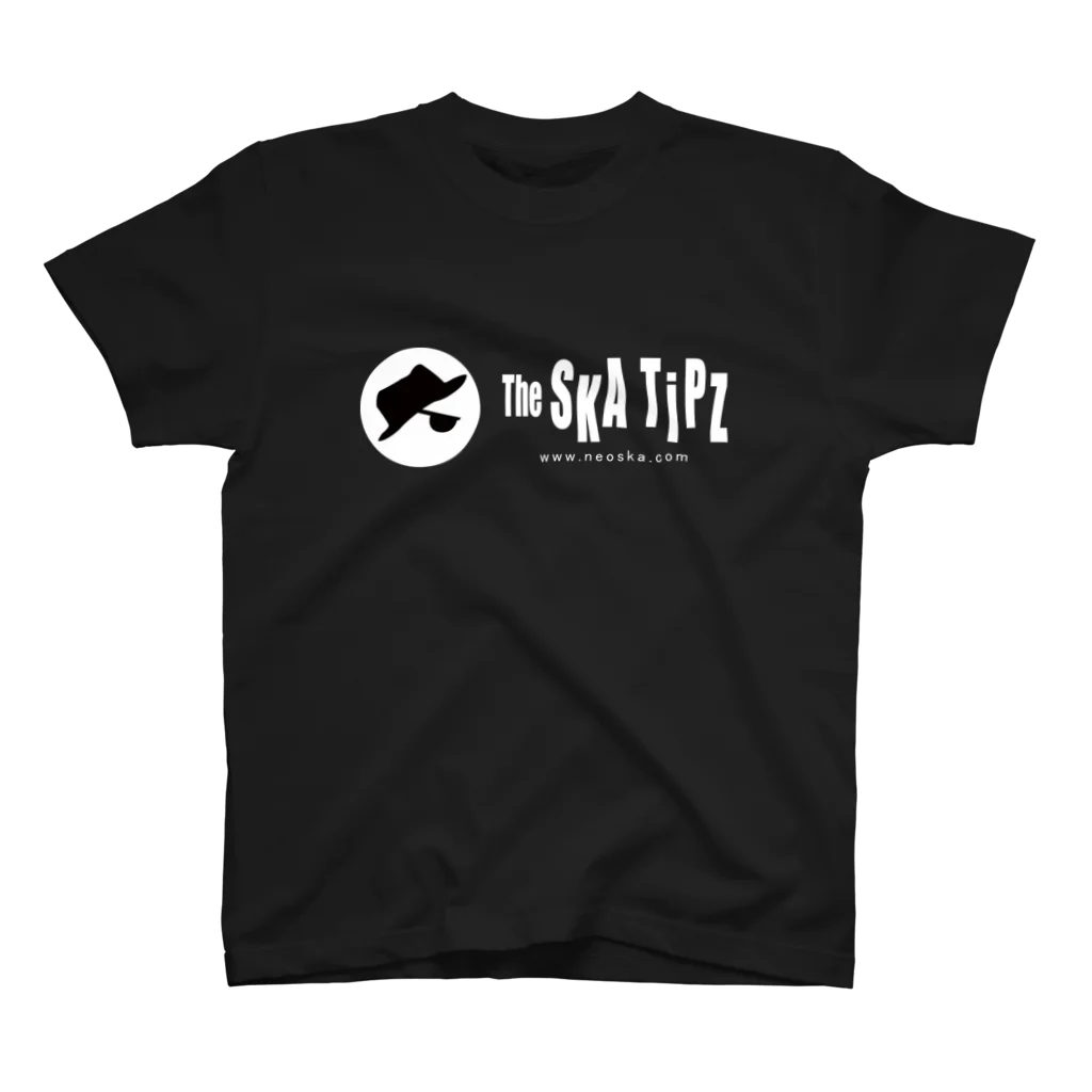 スカンキンTV WebuppanのThe SKA TiPZロゴホワイト スタンダードTシャツ