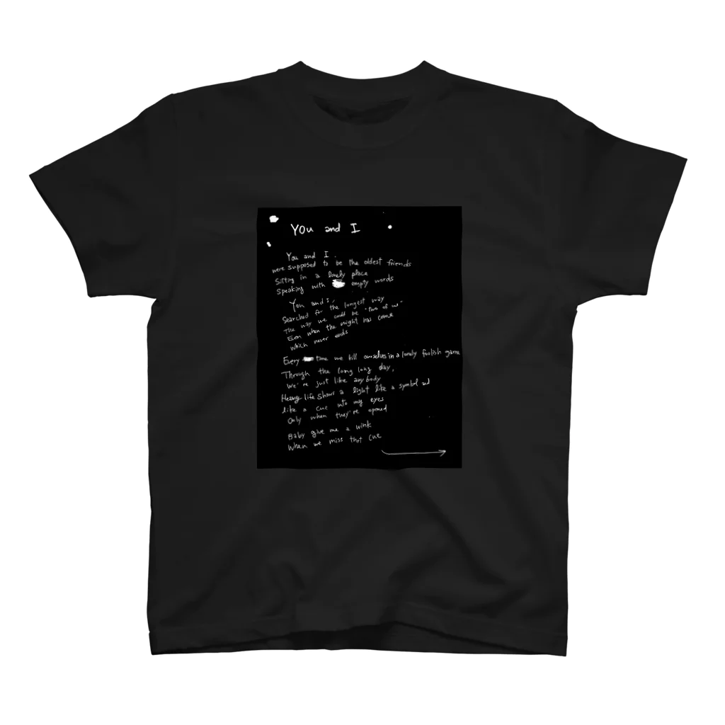 HAPPY OTAKU MARKETのLyrics! You and I Regular Fit T-Shirt