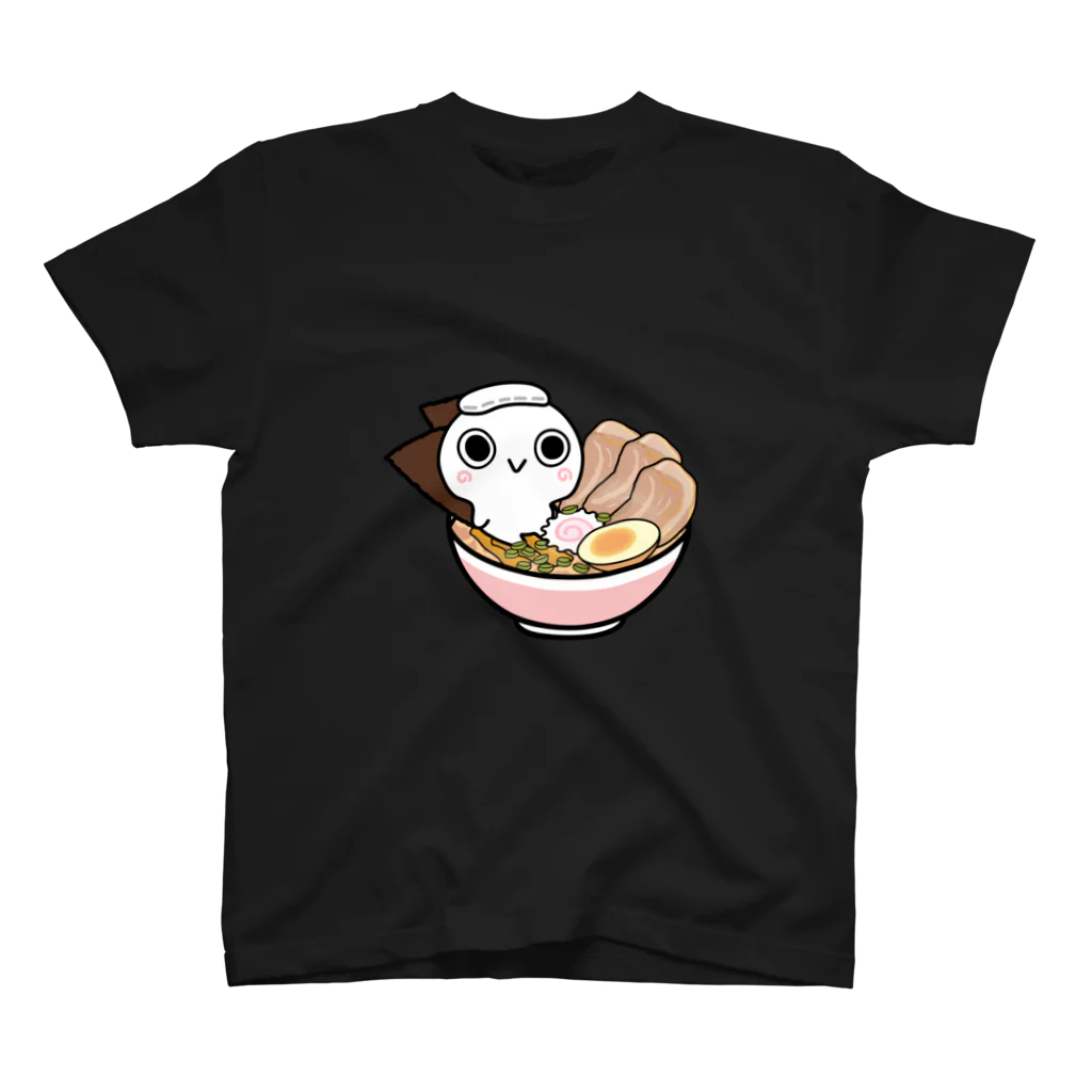 廻転楕円体の廻転!楕円ちゃん　ラーメン スタンダードTシャツ