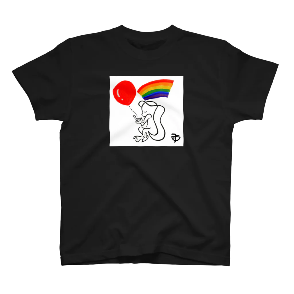 MaGorilla_ChaosのOver the Rainbow Regular Fit T-Shirt