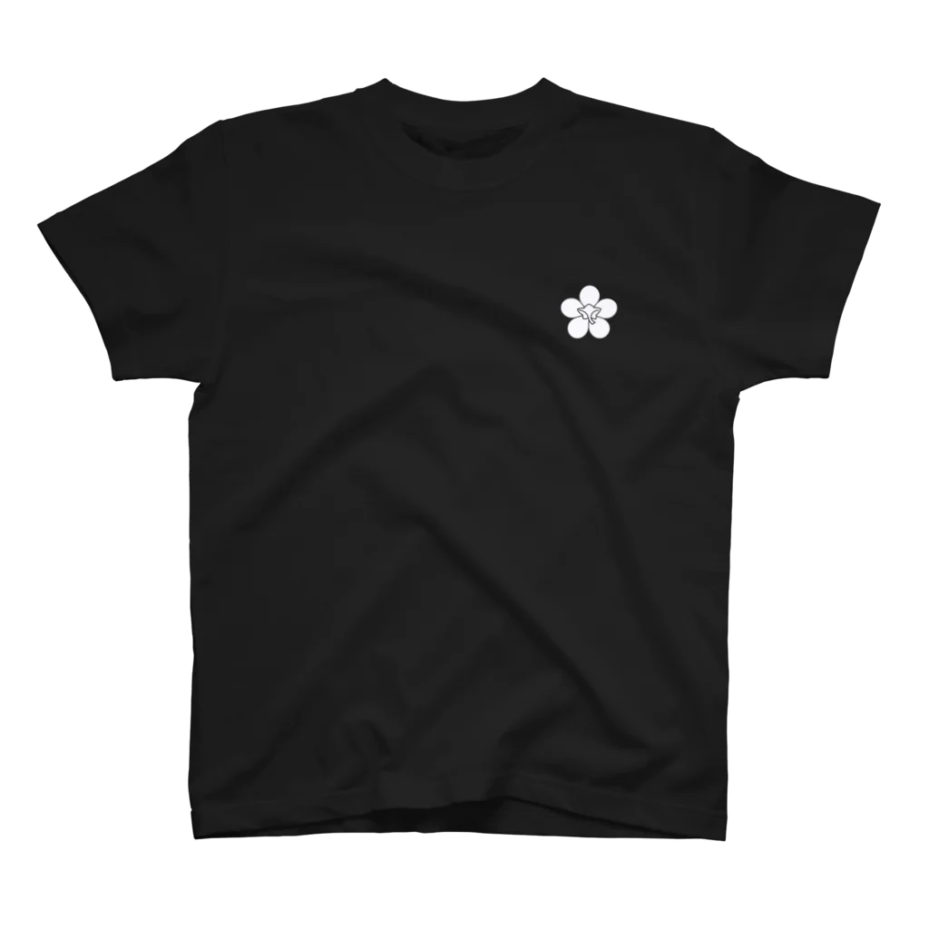 hyperbolicの家紋Tシャツ 裏梅【うらうめ】 Regular Fit T-Shirt