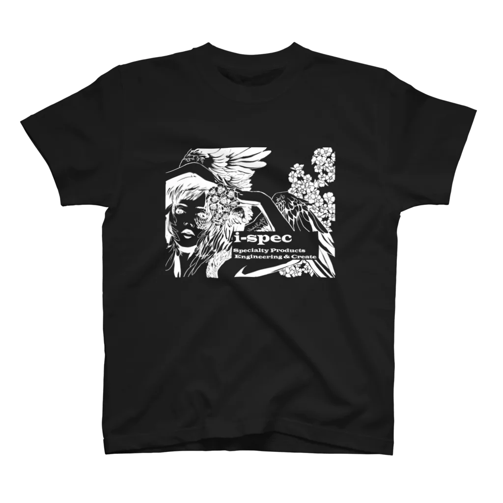 i-specのTENSHI－white スタンダードTシャツ