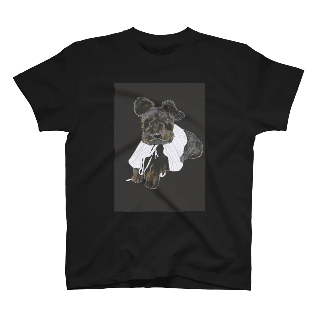 マドベノケシキのコーヒー色の犬Tシャツ パート2 スタンダードTシャツ
