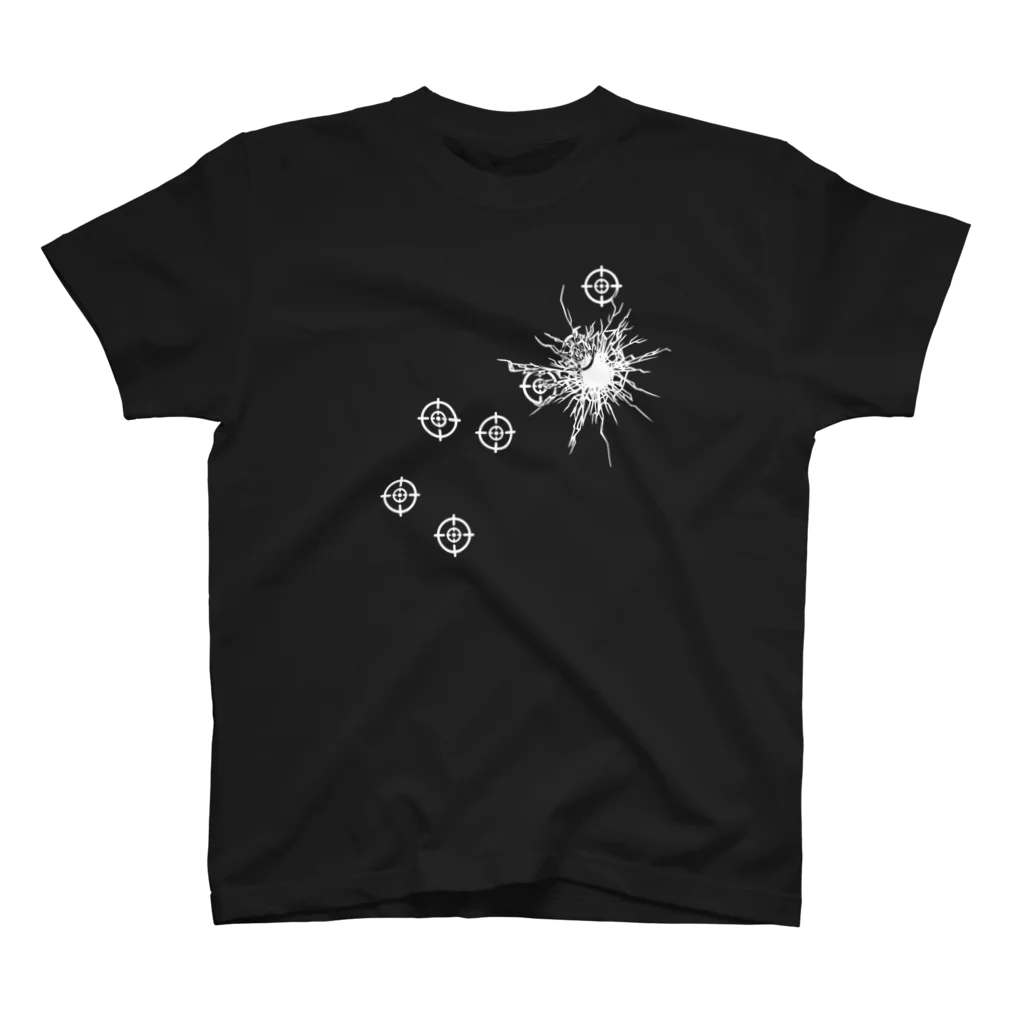 Rook'sVisionの死兆星／弾痕 [白] スタンダードTシャツ