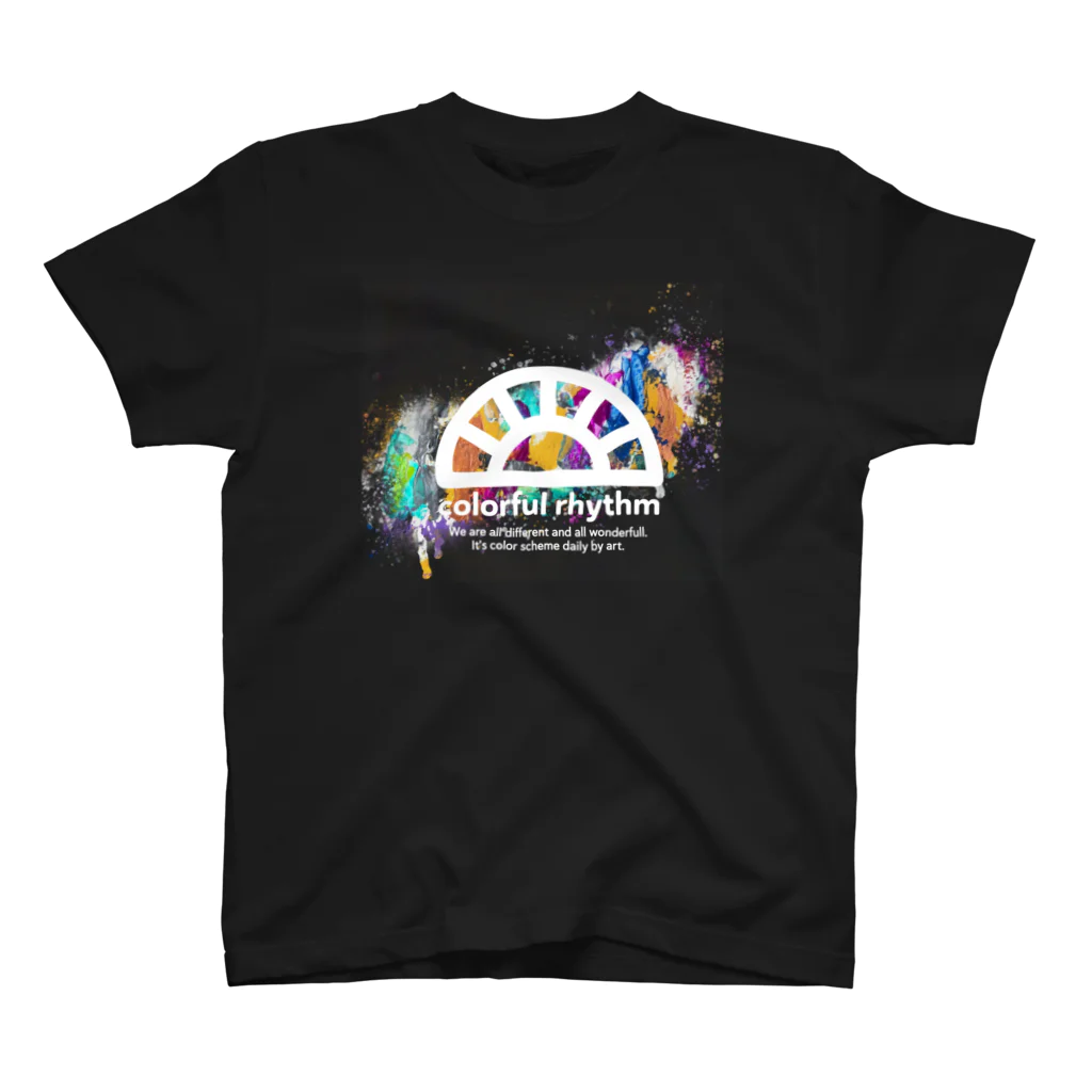 colorful rhythmのart×logo2 Regular Fit T-Shirt