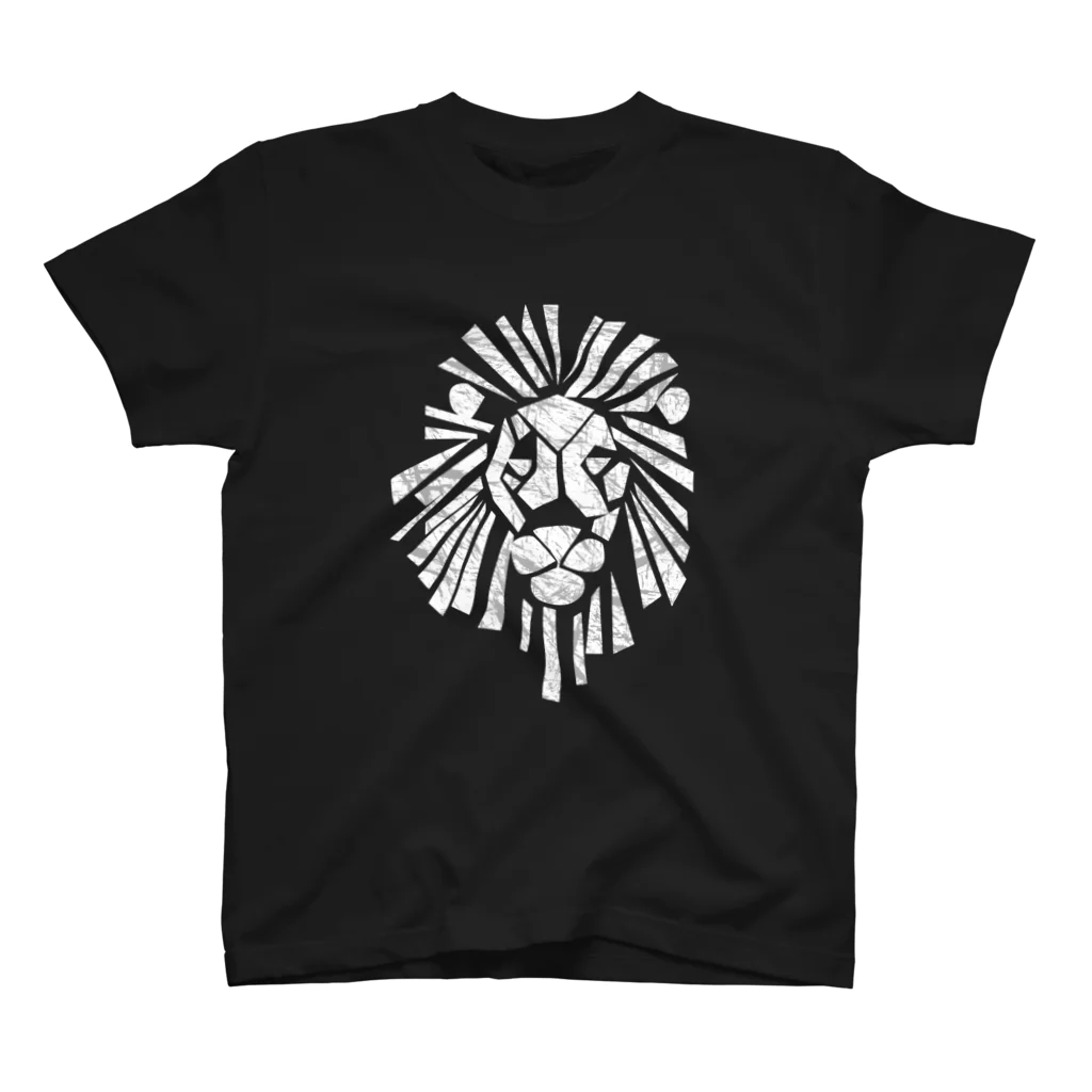 chicodeza by suzuriのホワイトライオンマーク スタンダードTシャツ