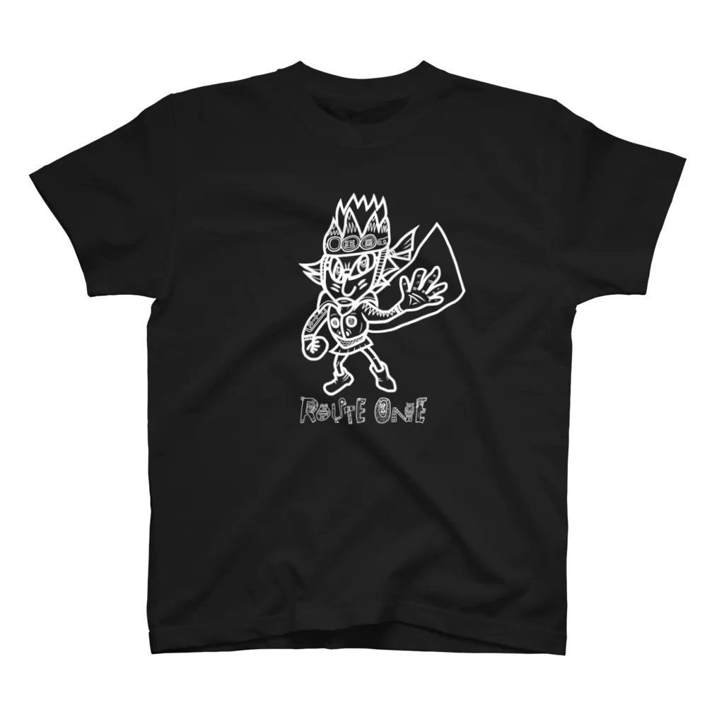 oekaki/ROUTE ONEの地王★天魔くん Regular Fit T-Shirt