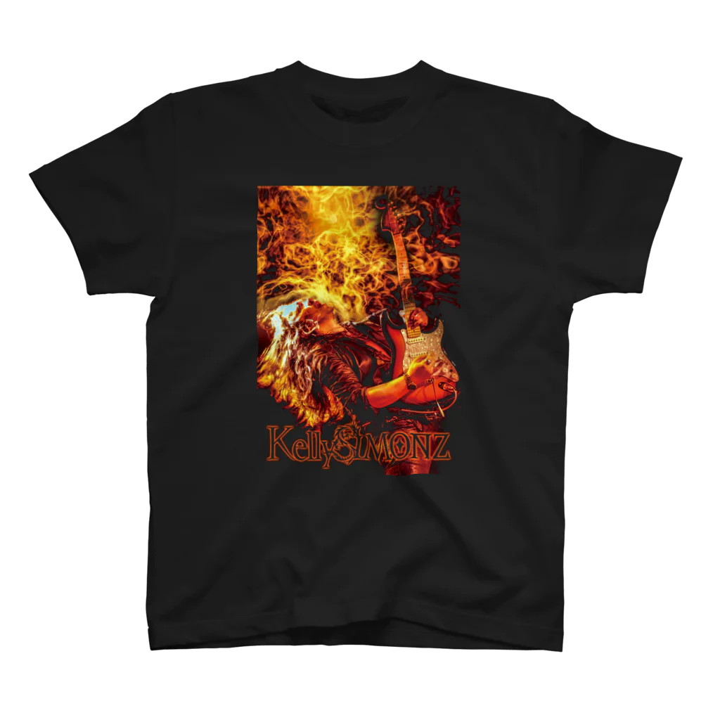Kelly SIMONZの【限定品】FIRE & ICE～Guitar Hero Series~ Regular Fit T-Shirt