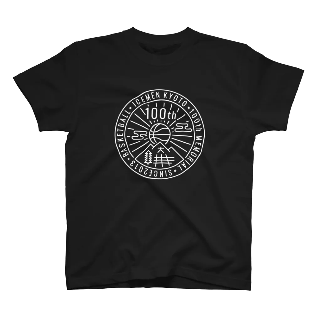 icemen kyoto 100thのicemen kyoto 100th / black base スタンダードTシャツ