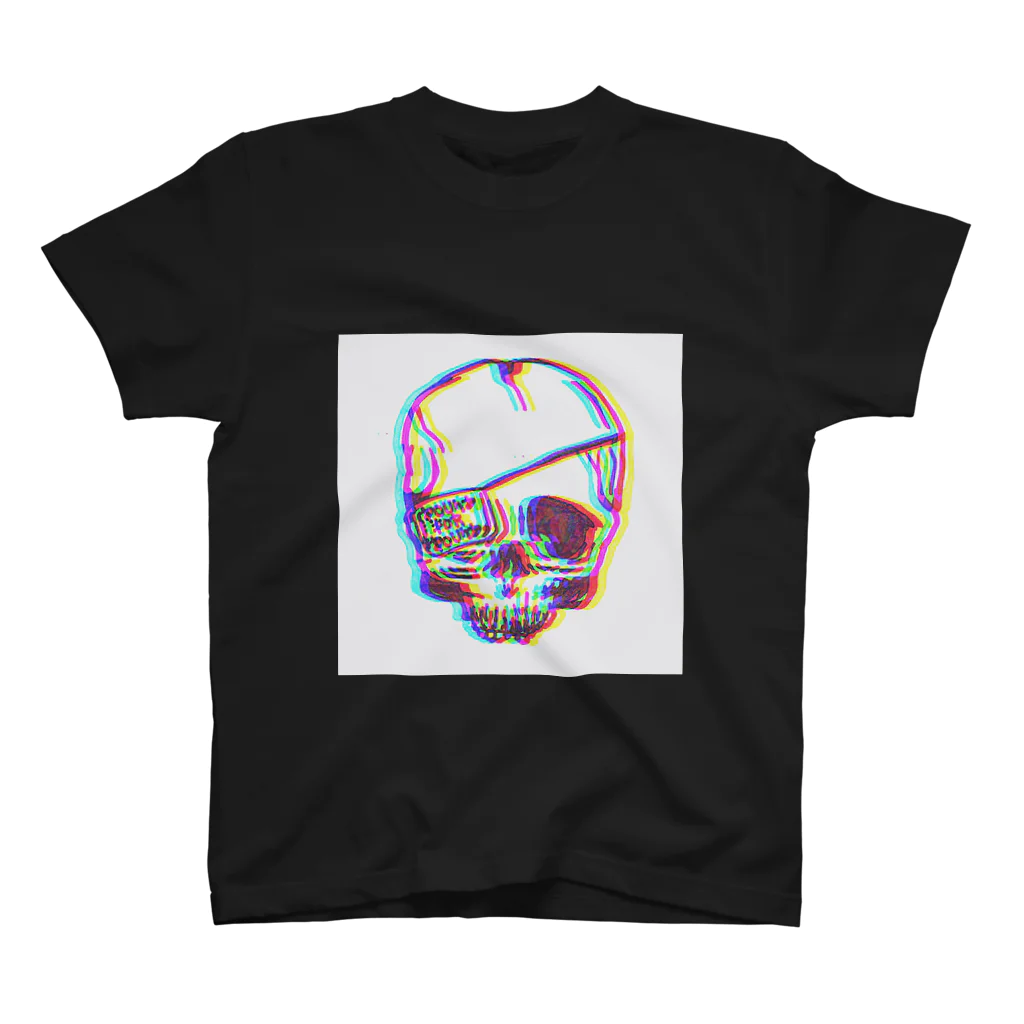 yuyuのBroken Skull Regular Fit T-Shirt