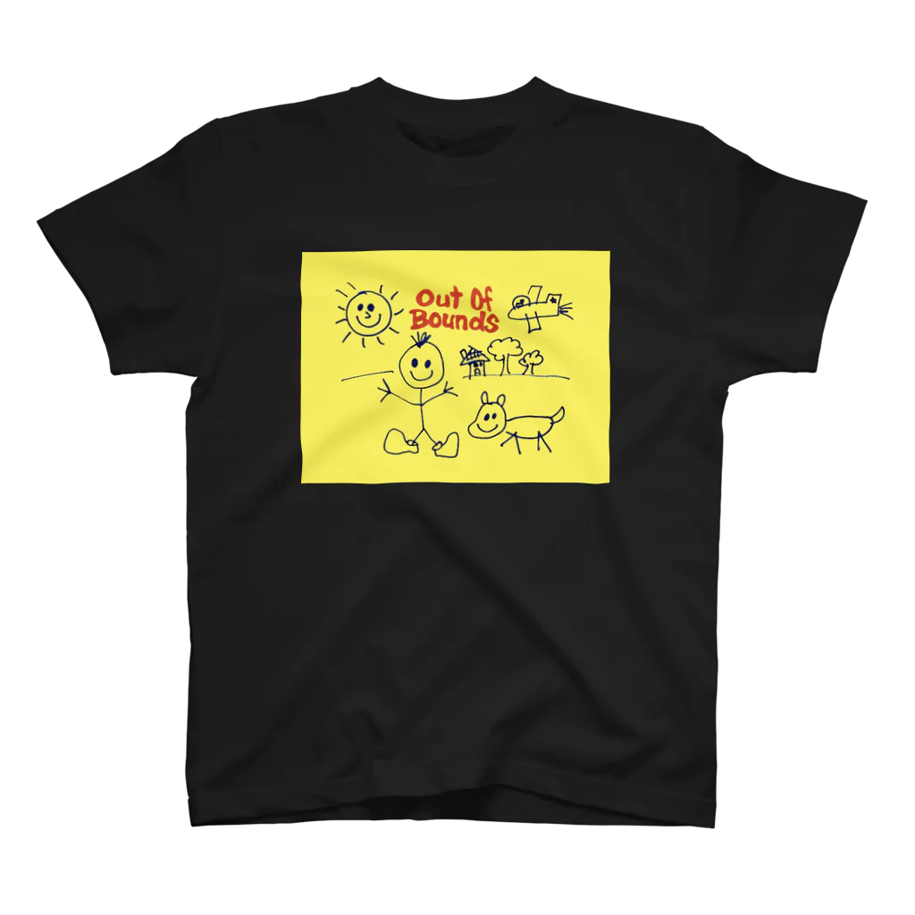 Punch Drunk Productsのアウト・オブ・バウンズくん　の休日 スタンダードTシャツ