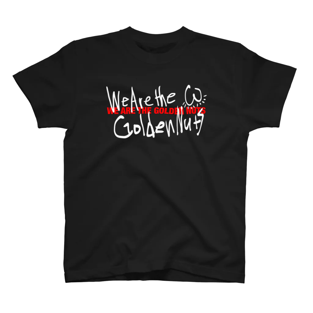 YABACUBE INC. ONLINE SHOPのWE ARE THE GOLDEN NUTS Tシャツ スタンダードTシャツ