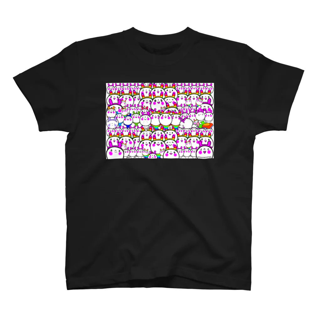 デンマルコロゲ OFFICIAL STORE　　デンコロ！のウサギになりたいメリーがいっぱい Regular Fit T-Shirt