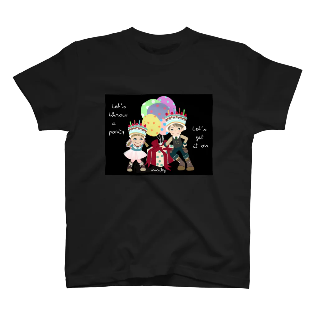 maiky_maikygirlの今日はパーティーだ！ スタンダードTシャツ