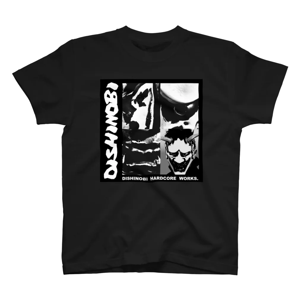 DISHINOBI HARDCORE WORKS.のDISHINOBI オマージュ スタンダードTシャツ