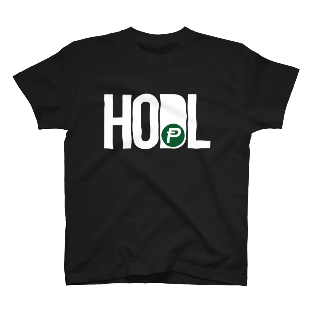 TROPiCALViBESのHODL POT whitefont スタンダードTシャツ