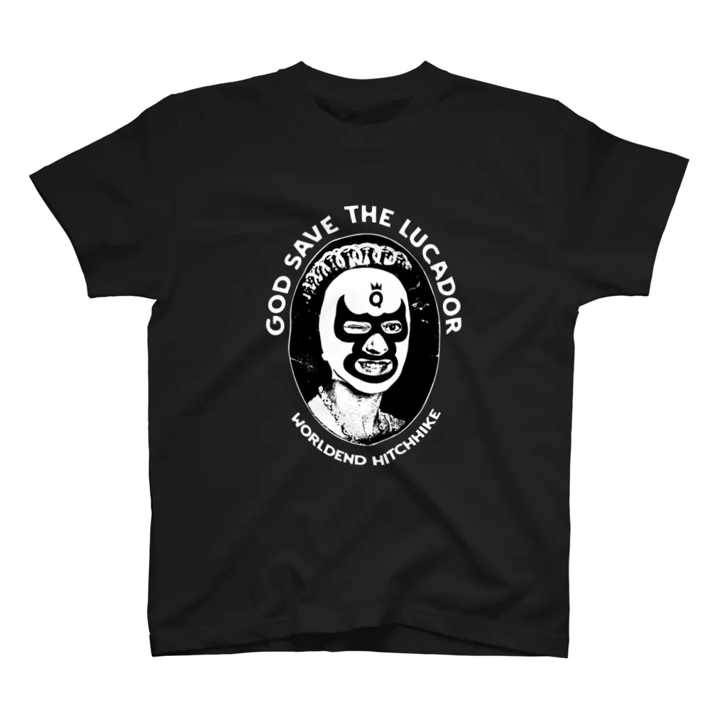 ワールドエンド ヒッチハイクのゴッド・セーブ・ザ・ルチャドール　GOD SAVE THE LUCHADOR Regular Fit T-Shirt