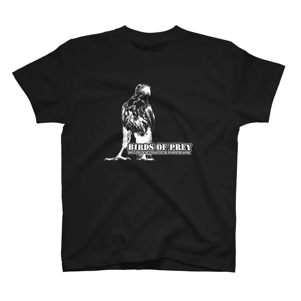 有限会社サイエンスファクトリーのBIRDS OF PREY clear ハリスホークver. スタンダードTシャツ