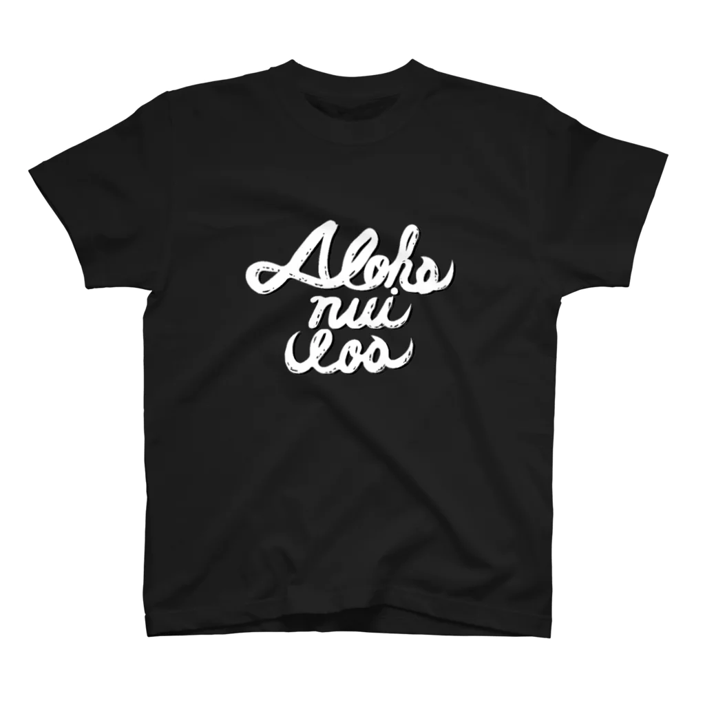 Aloha nui loaの"Black"Aloha nui loa スタンダードTシャツ