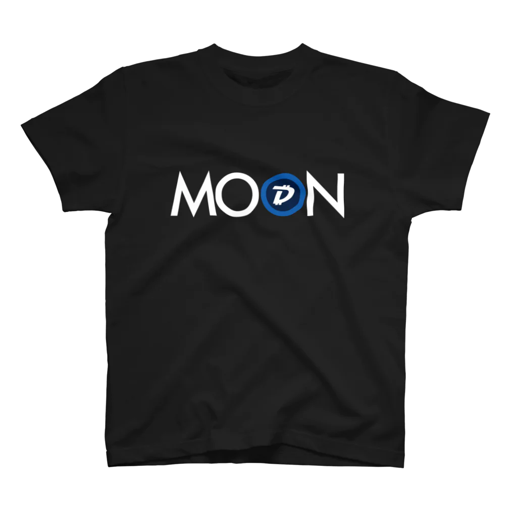 TROPiCALViBESのMOON DGB whitefont スタンダードTシャツ