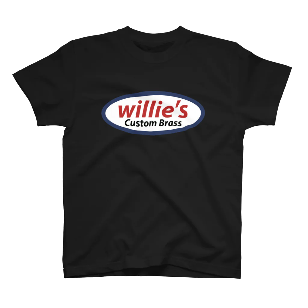 willie's Custom Brass@SUZURIの　willie's 公式ロゴアイテムズ Regular Fit T-Shirt