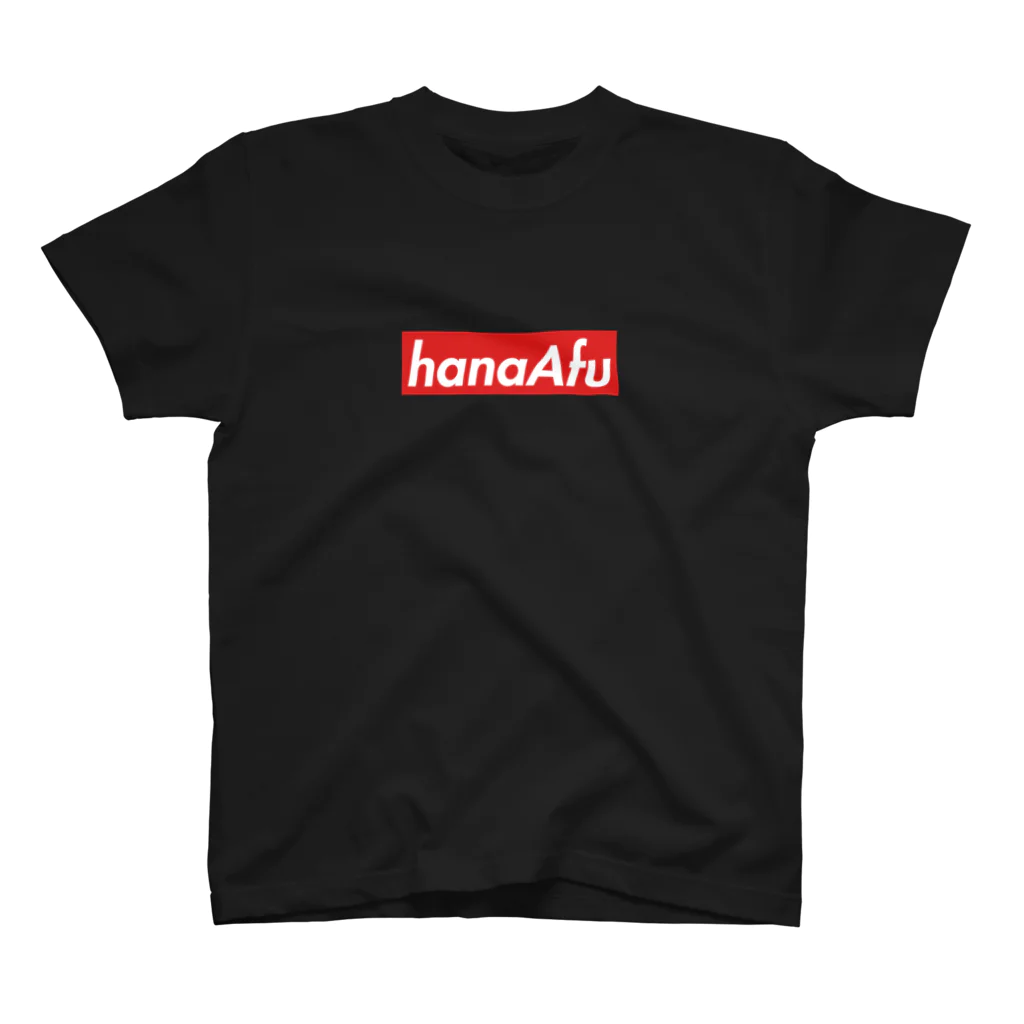 hanaAfuのhanaAfu ロゴTシャツ スタンダードTシャツ