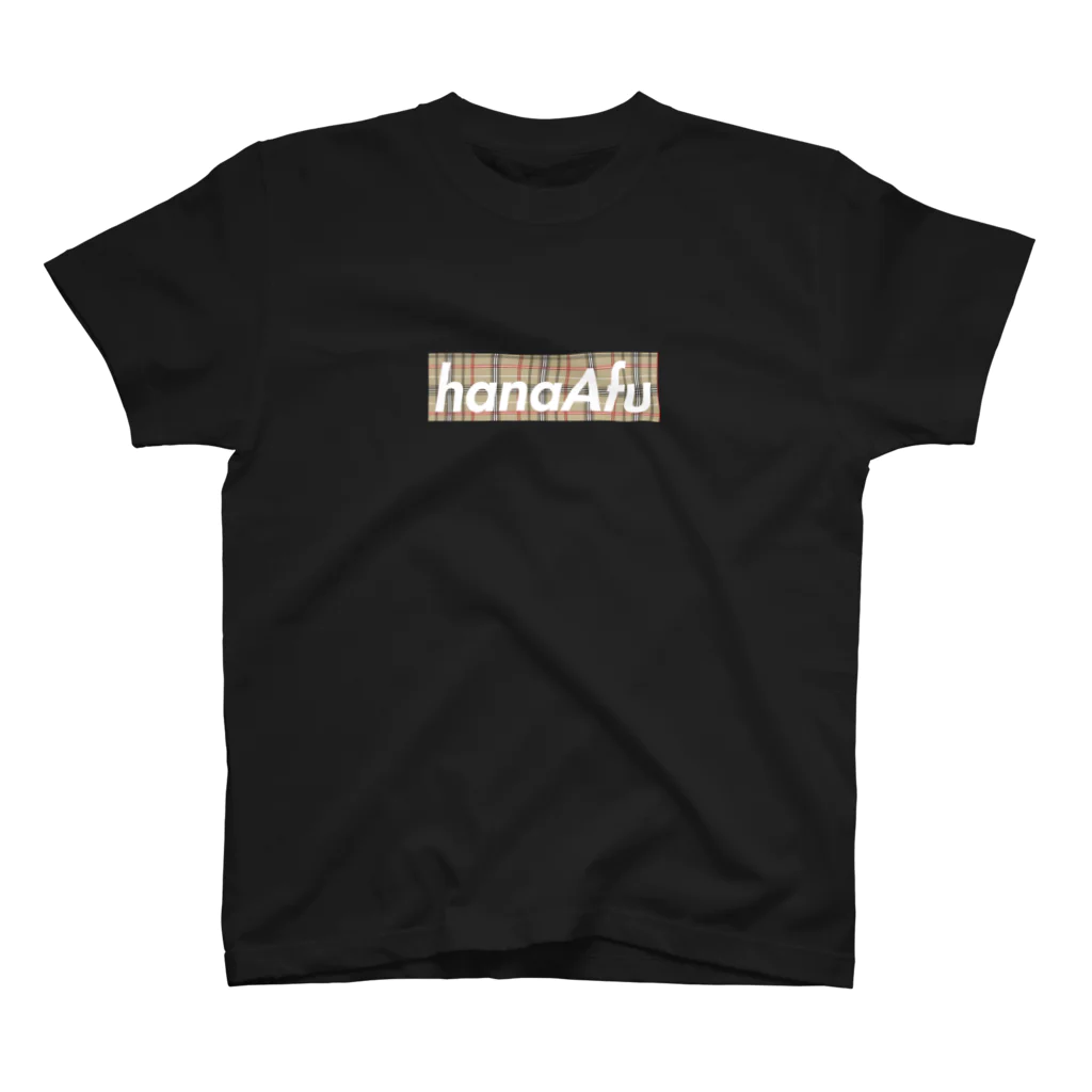 hanaAfuのhanaAfu Tシャツ チェック柄 スタンダードTシャツ