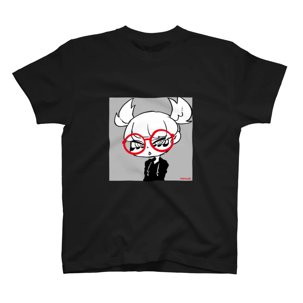 MYOUCHIKIRINのジャンクメガネ スタンダードTシャツ