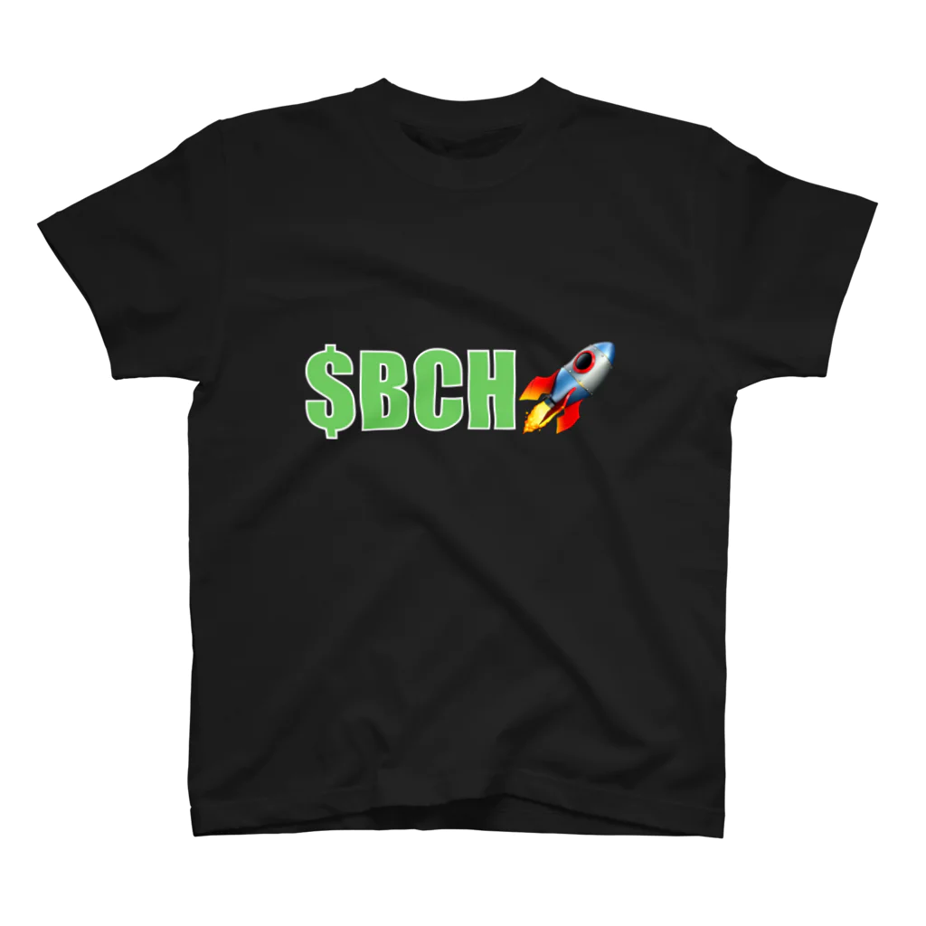 stormcat24さんのRocket $BCH t-shirt Regular Fit T-Shirt