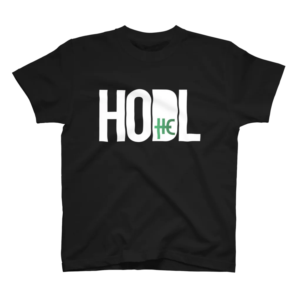 TROPiCALViBESのHODL THC whitefont スタンダードTシャツ