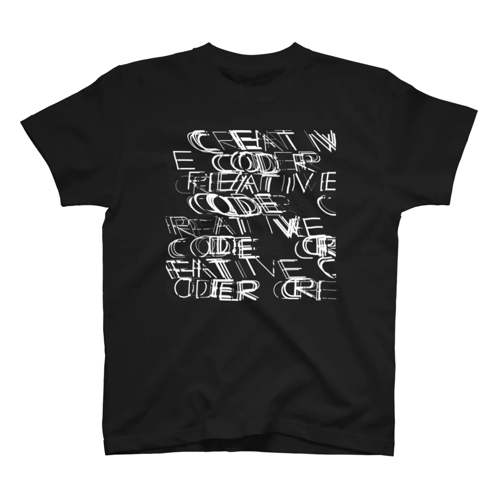 E.C.HのCREATIVE CODER T-SHIRT [BLACK] Regular Fit T-Shirt
