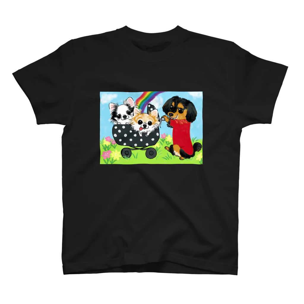 4696necoのラブリーわんこ Regular Fit T-Shirt