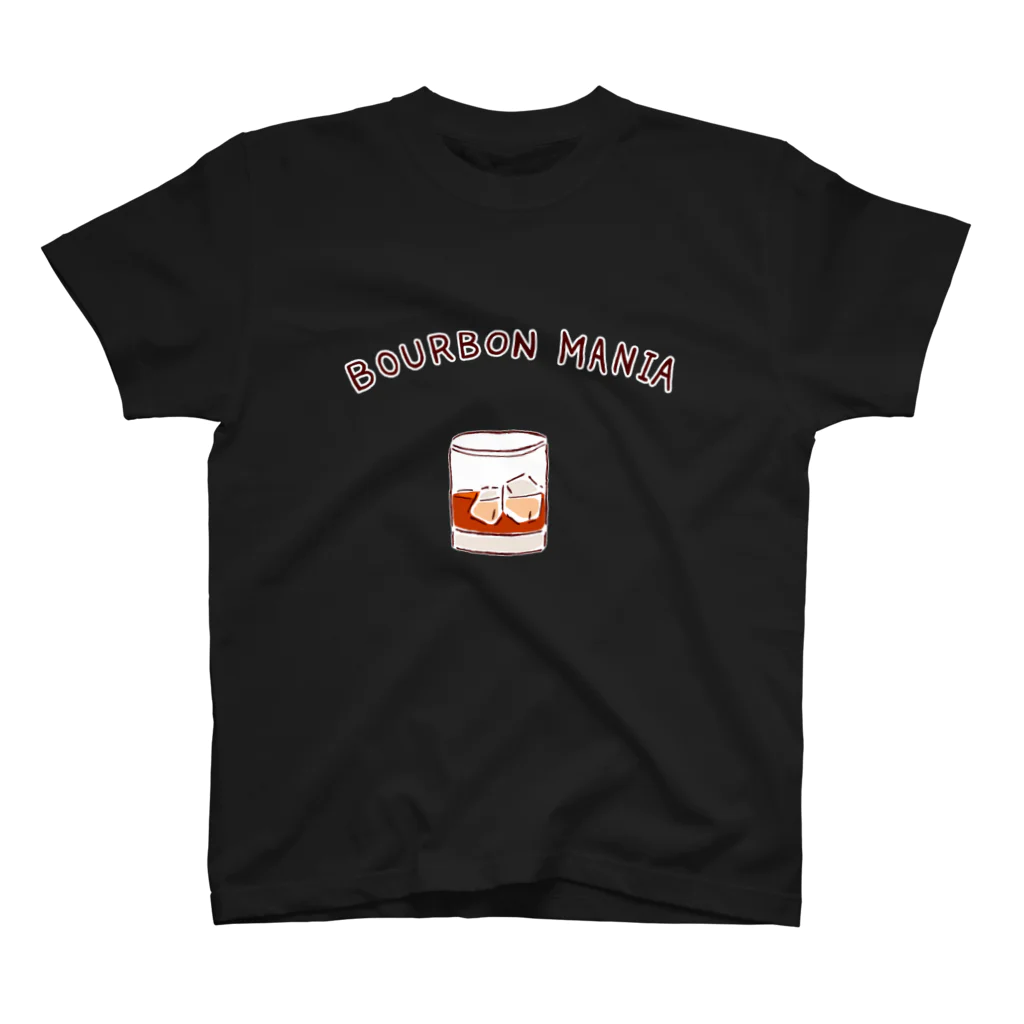 NIKORASU GOのバーボン大好き「バーボンマニア」（Tシャツ・パーカー・グッズ・ETC） スタンダードTシャツ