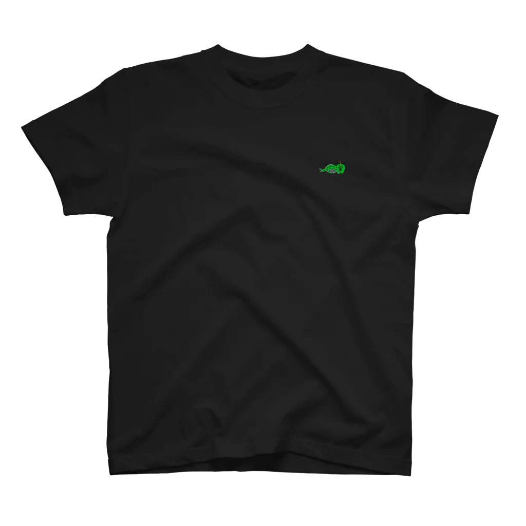 お味噌ちゃん👺LINEスタンプものLittle Green Monster 티셔츠