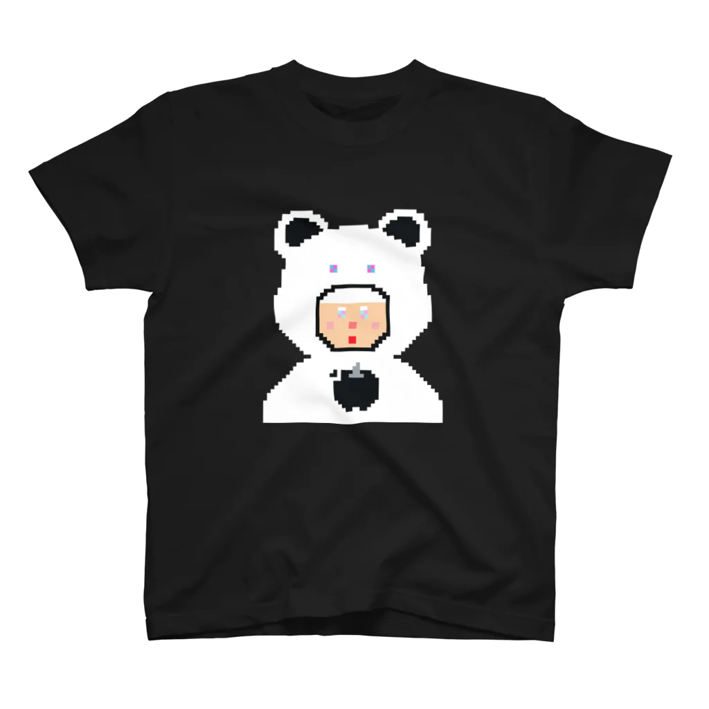woznftのWhite Bear/woznft スタンダードTシャツ