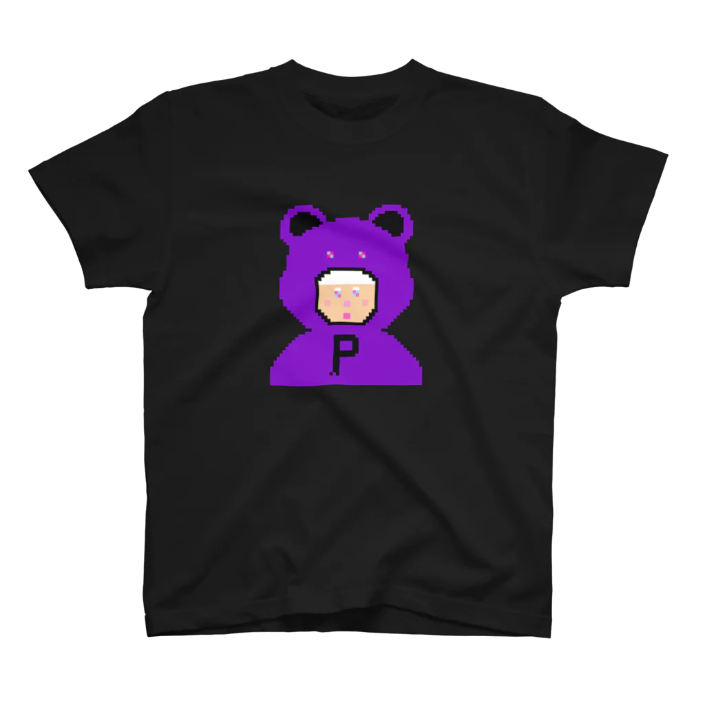 woznftのPurple  Bear/woznft スタンダードTシャツ