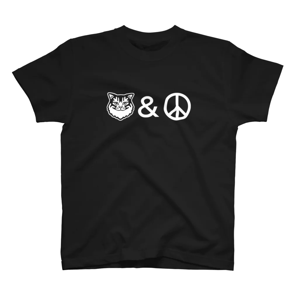 MUSUMEKAWAIIのネコ＆ピース Regular Fit T-Shirt