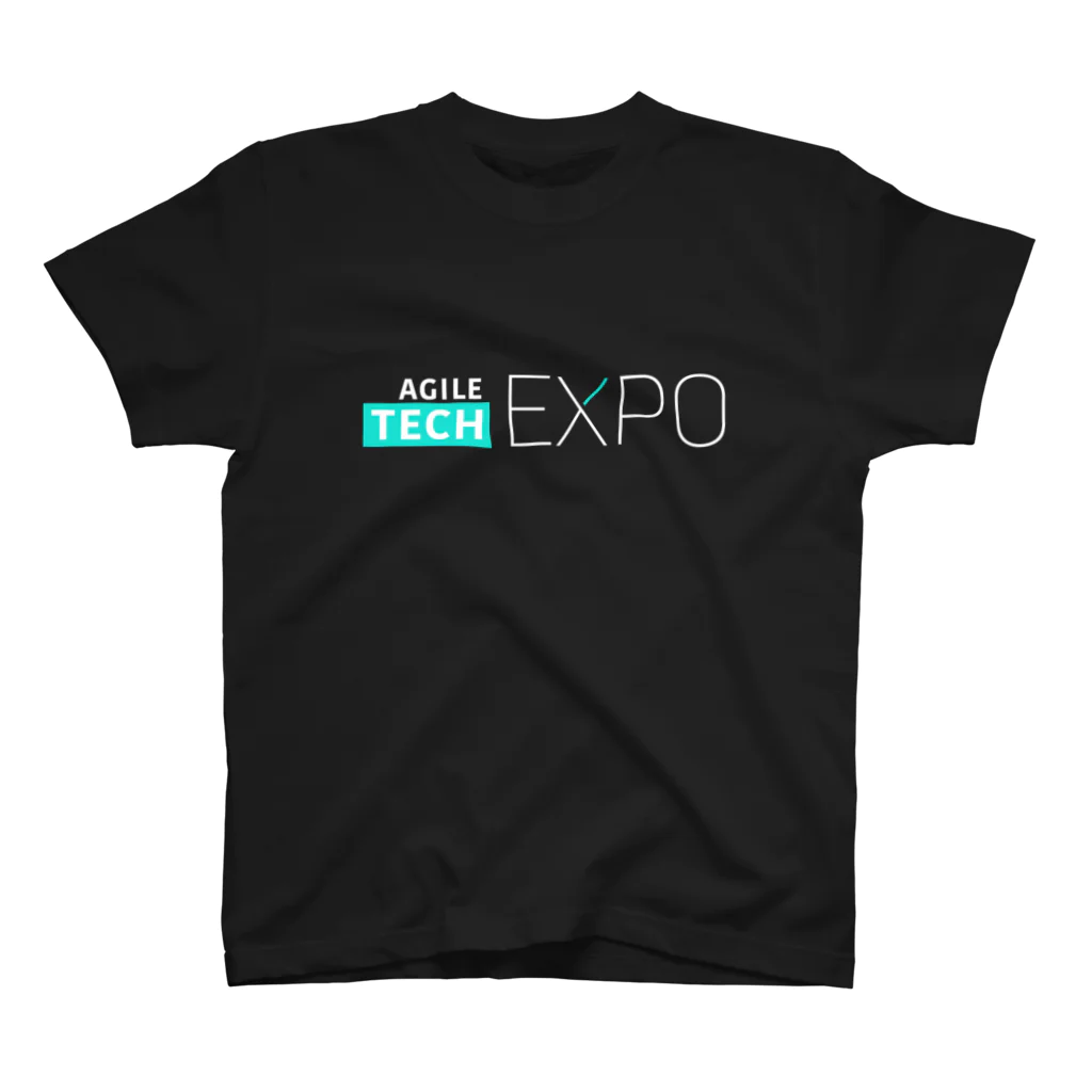 Agile Tech EXPOのロゴTシャツ（黒） Regular Fit T-Shirt