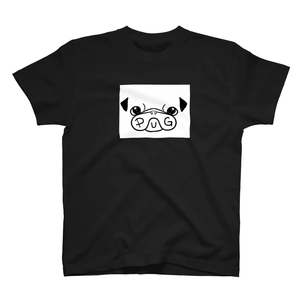 d.h.sのパグさんのPUG スタンダードTシャツ