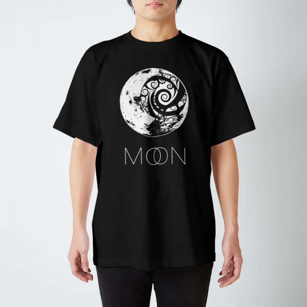 おり★ロゴのオリジナルロゴ第2弾【MOON】 スタンダードTシャツ