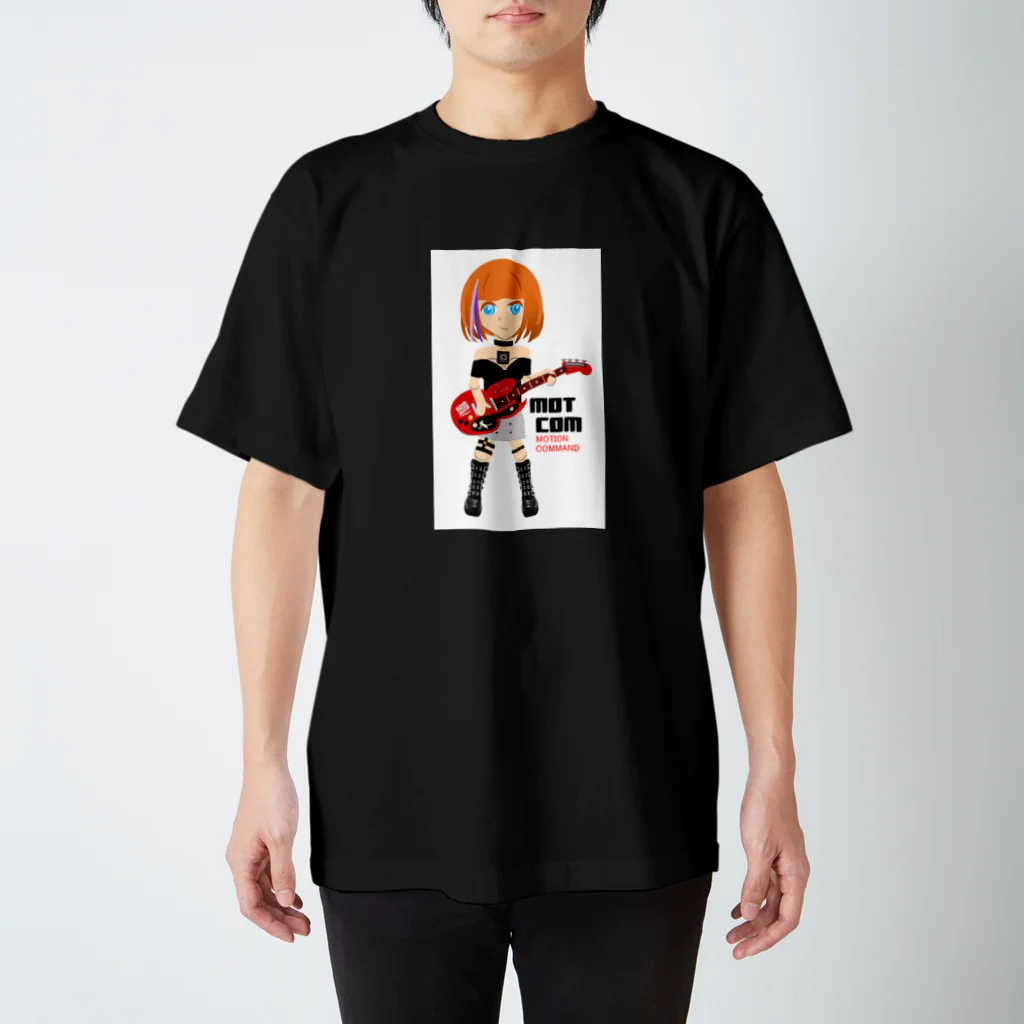 MOTCOM Winkel+の「ギター女子」Guitergirls MOTCOM スタンダードTシャツ